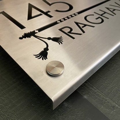 Stainless Steel LED Name Plate