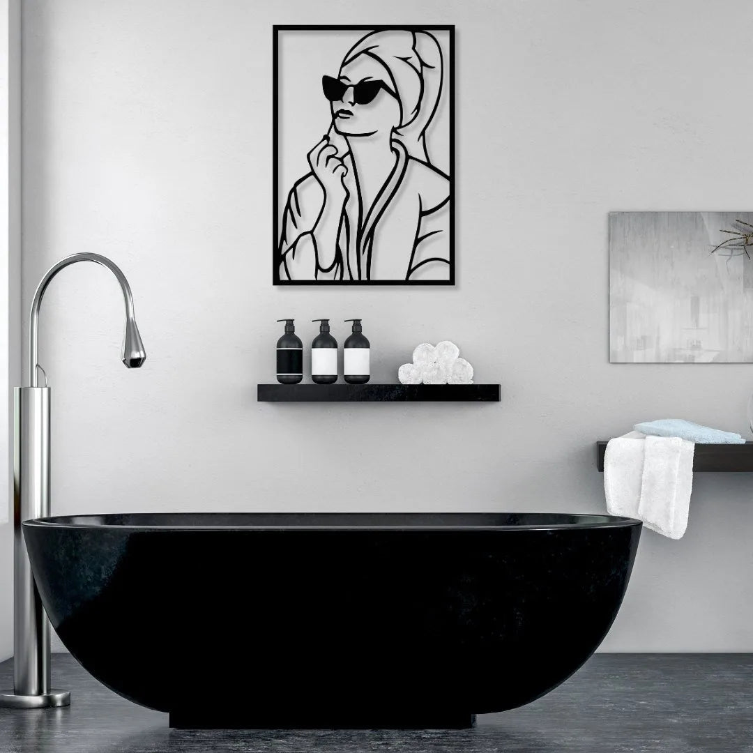 Bold & Fierce Women Metal Wall Art