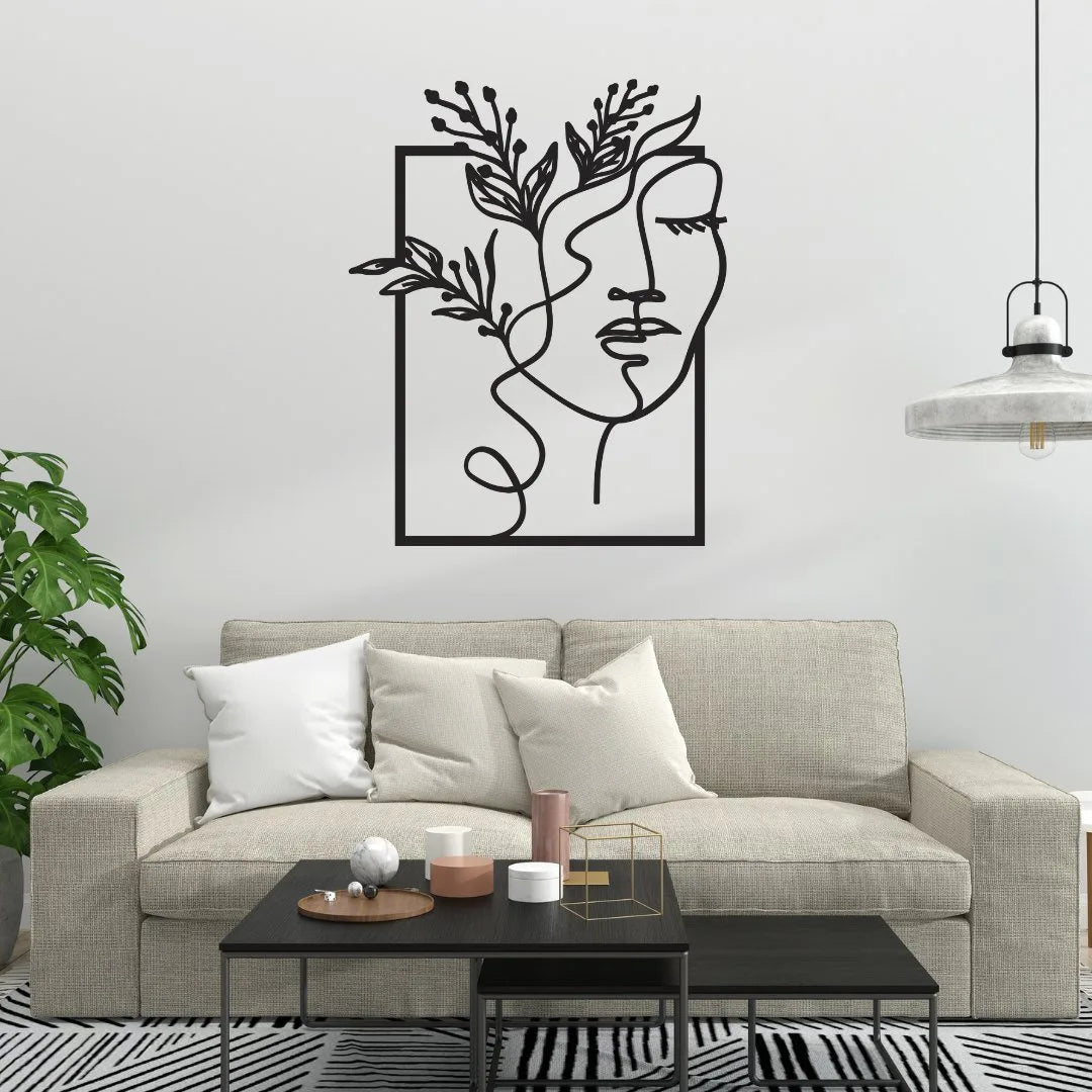 Sleeping Beauty Metal Wall Art