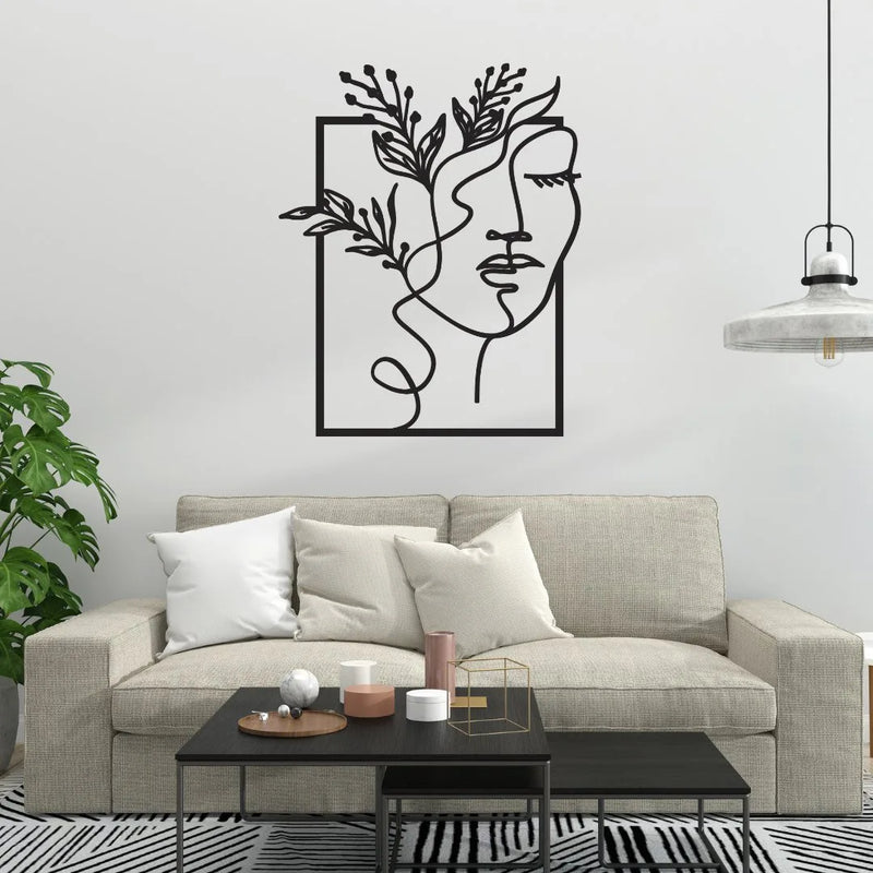 Sleeping Beauty Metal Wall Art