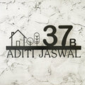 Minimilist & Appealing MS House Name Plate