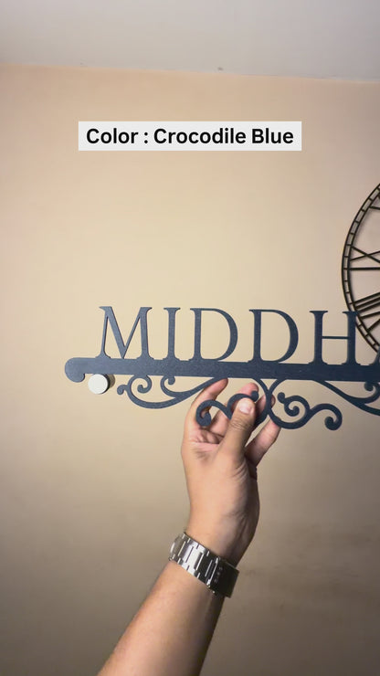 MS Lasercut LED Name Plate